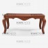 میز جلو مبلی همراه با 3 عدد میز عسلی کیان چوب مدل ونیز با صفحه MDF و روکش وکیوم